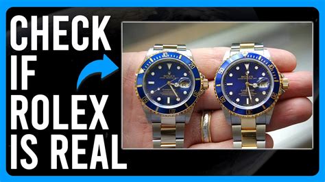 how to tell if a vintage rolex is real